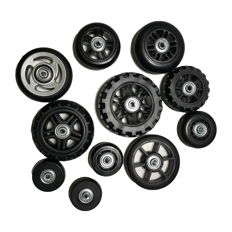 Luggage Suitcase Wheels Replacement Bag Parts Cadii Hard Plastic School Bag Wheels Kids Shopping Case Plastic Wheel Jingxiang